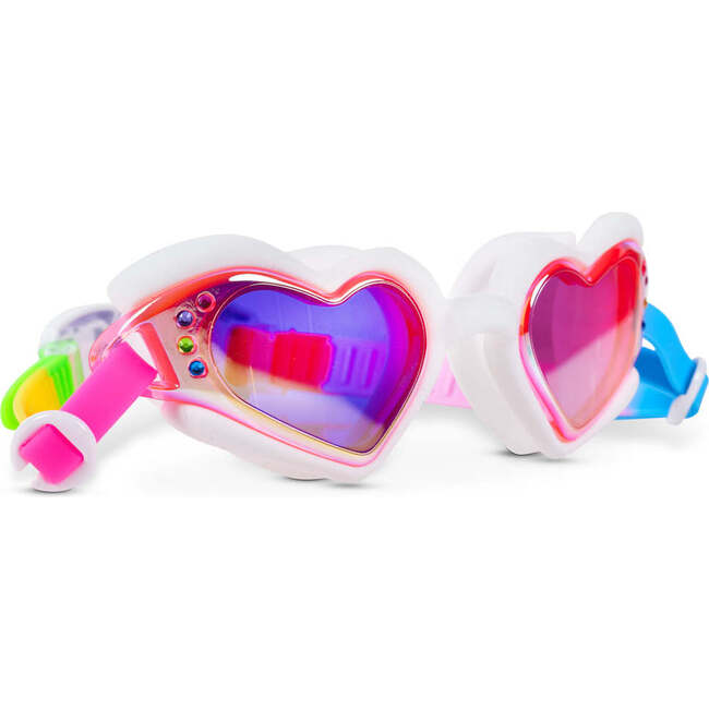 Plush Crush Kids’ Swim Goggles, Purely Yours White - Swim Goggles - 3