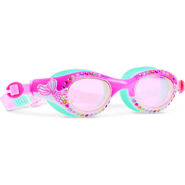 Neptune's Pearl Kids’ Swim Goggles, Magenta Mermaid