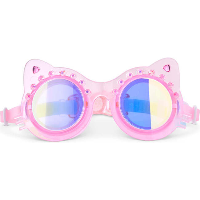 Frosted Feline Kids’ Swim Goggles, Pink Purr