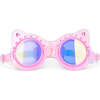 Frosted Feline Kids’ Swim Goggles, Pink Purr - Swim Goggles - 1 - thumbnail