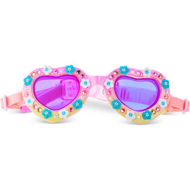 Daisies at Dawn Kids’ Swim Goggles, Sunkissed Petals