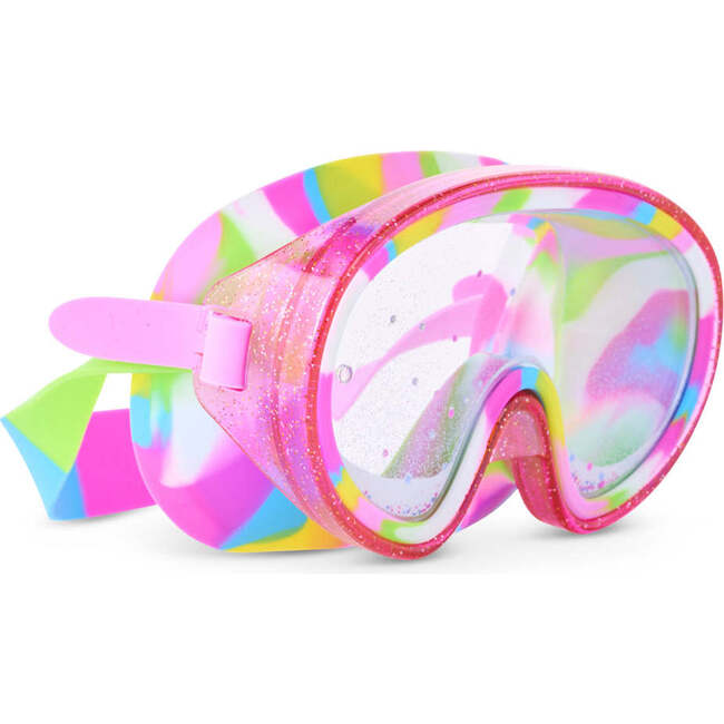 Crystal Current Kids’ Swim Mask, Magenta Mix
