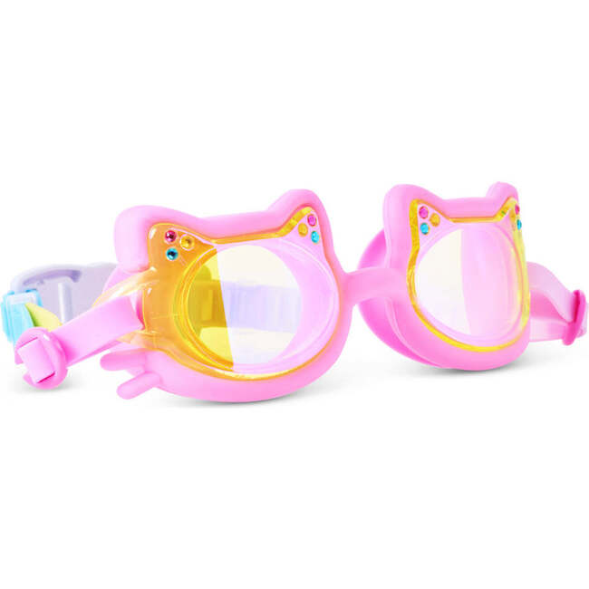 Flexi Feline Kids’ Swim Goggles, Plush Paw Pink - Swim Goggles - 4