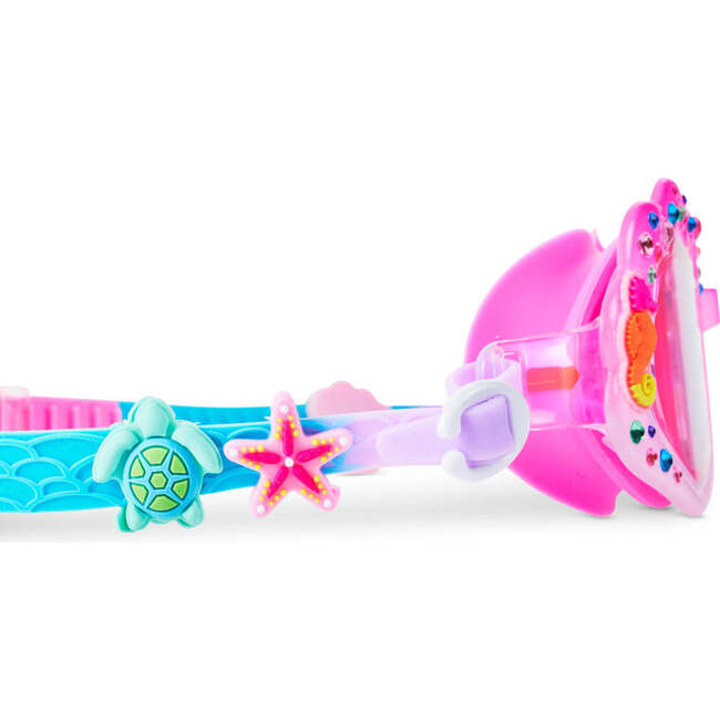 Enchanted Shoreline Kids’ Swim Goggles, Shimmer Seashell - Swim Goggles - 4