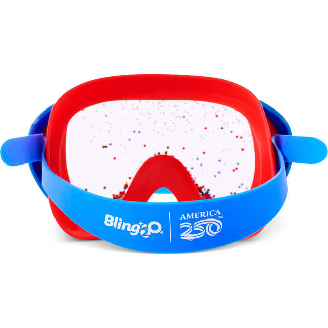 Fireworks Special Edition Kids' Swim Mask, Bursting Blue - Swim Goggles - 4