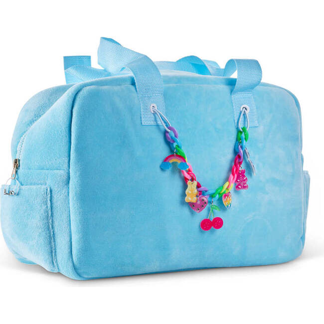 Blue Crush Velour Tote - Bags - 3