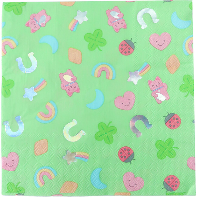 Lucky Me Patterned Large Napkins