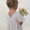 Flora Baby Dress , Gold Flower Embroidery - Dresses - 4