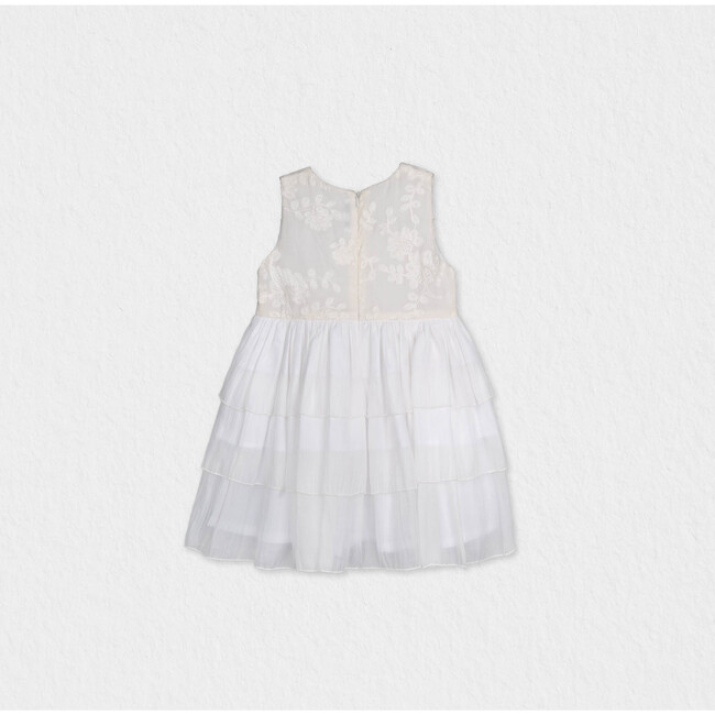 Flavie Baby Dress , Off-White Organza