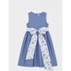 Etoile Girl Dress Sleeveless, Denim Fluid - Dresses - 1 - thumbnail