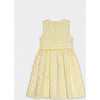 Etoile Girl Dress Sleeveless, Yellow Check - Dresses - 2 - thumbnail