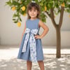 Etoile Girl Dress Sleeveless, Denim Fluid - Dresses - 3 - thumbnail