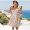 Eugenie Baby Dress Sleeveless, Yellow Pink Lagoon - Dresses - 3