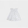 Emilie Baby Dress Sleeveless, White Daisy - Dresses - 1 - thumbnail