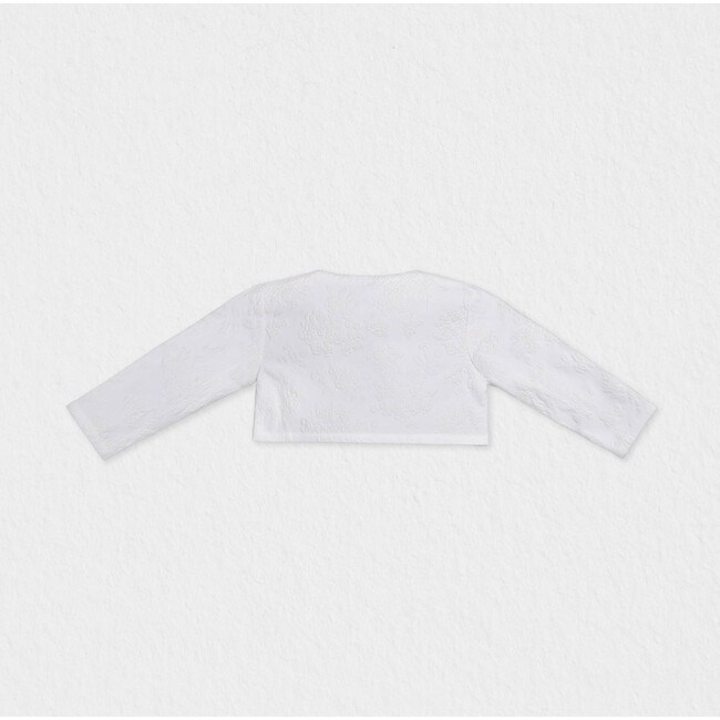 Enya Baby Bolero, White Grape Embroidery