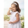 Emilie Baby Dress Sleeveless, White Daisy - Dresses - 4 - thumbnail