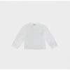 Dilan Baby Boy Shirt LS Cotton, White - Button Downs - 1 - thumbnail