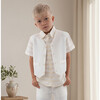 Dino Boy Vest, Pearl Off-White - Vests - 2