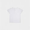 Ebony Girl T-shirt Short Sleeve, White Pink Bow - T-Shirts - 2 - thumbnail