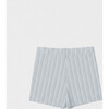 Denis Baby Shorts Linen, Blue Stripe - Shorts - 2