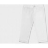 Dean Baby Pants Gabardine, White - Pants - 1 - thumbnail