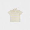 Colin Boy Shirt Short Sleeve Cotton, Off-White Openwork - Button Downs - 1 - thumbnail