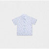 Colin Baby Boy Shirt Short Sleeve Cotton, Blue Whale - Button Downs - 1 - thumbnail