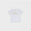 Cederique Baby T-shirt Short Sleeve, White Oops - T-Shirts - 1 - thumbnail