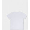 Cederique Baby T-shirt Short Sleeve, White Green Palm - T-Shirts - 2