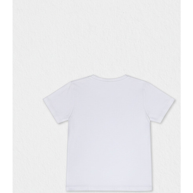 Cederique Baby T-shirt Short Sleeve, White Captain