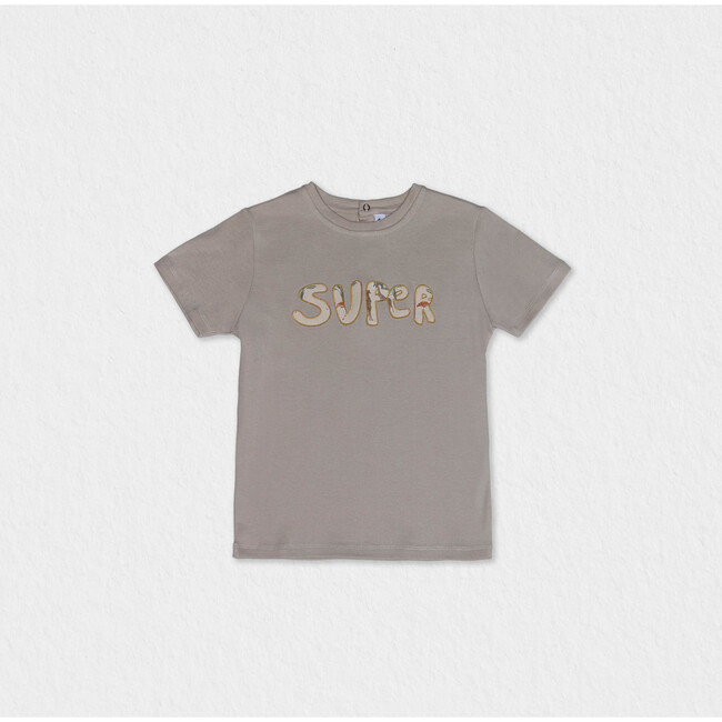 Cederique Baby T-shirt Short Sleeve, Beige Super