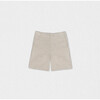 Bob Baby Shorts Linen, Beige Stripe Linen - Shorts - 1 - thumbnail