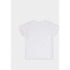 Cederique Baby T-shirt Short Sleeve, White Beige Palm - T-Shirts - 2
