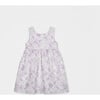 Bella Girl Dress Sleeveless, Violet Flower - Dresses - 1 - thumbnail
