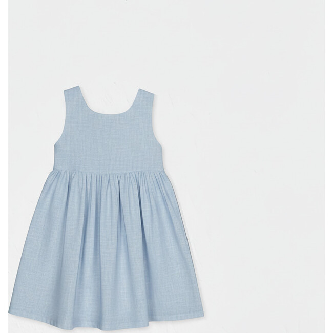 Bella Girl Dress Sleeveless, Aqua