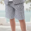 Billy Boy Shorts, Navy Blue Square - Shorts - 4 - thumbnail