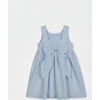 Bella Girl Dress Sleeveless, Aqua - Dresses - 2
