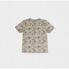 Alfred Boy T-shirt Short Sleeve, Beige Jungle - T-Shirts - 1 - thumbnail