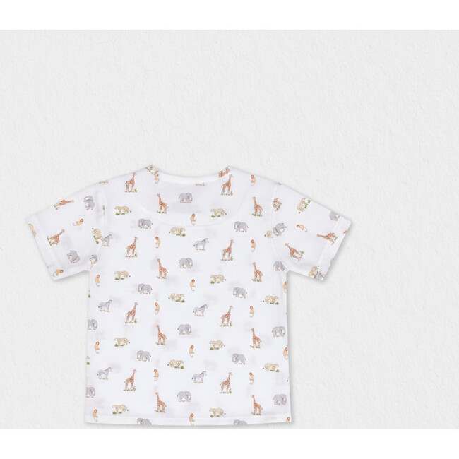 Alfred Baby T-shirt Short Sleeve, Off-White Jungle