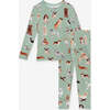 Posh Puppies Classic Pajama Set Green - Pajamas - 1 - thumbnail