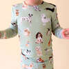 Posh Puppies Classic Pajama Set Green - Pajamas - 2