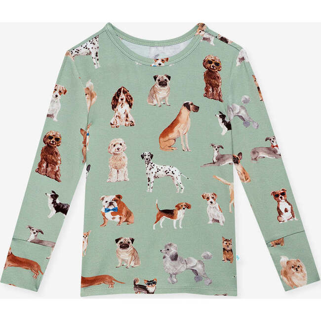 Posh Puppies Classic Pajama Set Green - Pajamas - 3