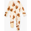 Teddy Freddy Footie Zippered One Piece Yellow - Footie Pajamas - 1 - thumbnail