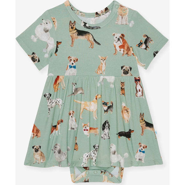 Posh Puppies Bodysuit Dress Green