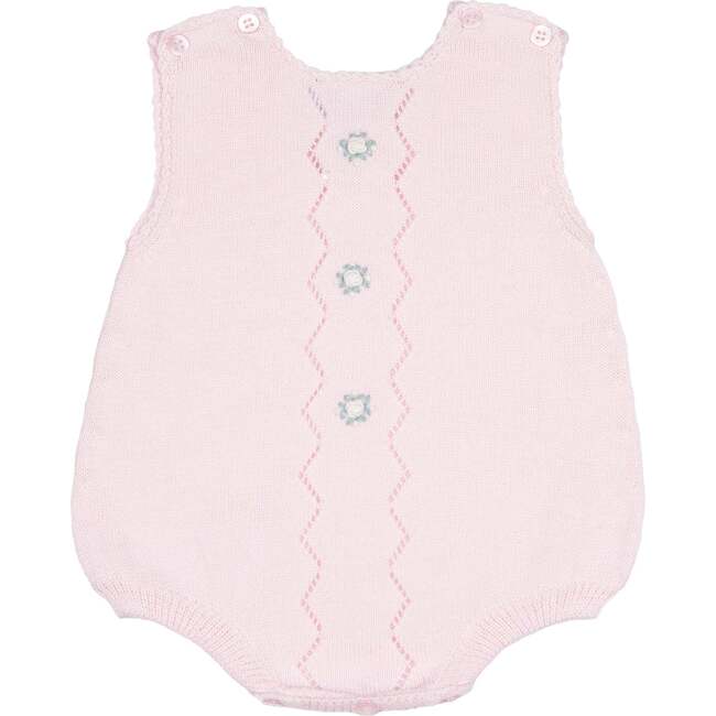 Colette Knit Bubble Romper, Pink