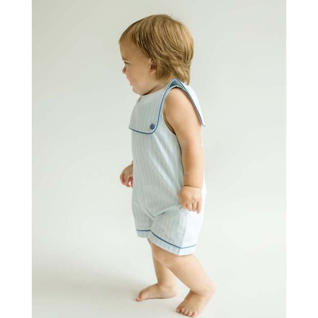 Oliver Striped Nautical One Piece, Blue Multi