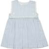 Colette Dress - Light Blue Striped - Dresses - 1 - thumbnail
