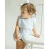 Colette Bubble Romper - Light Blue Striped - Rompers - 3 - thumbnail