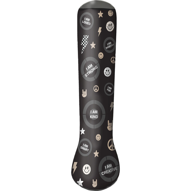 Magic Puncher - Inflatable Punching Bag for Kids with Positive Affirmations, Black - Games - 3