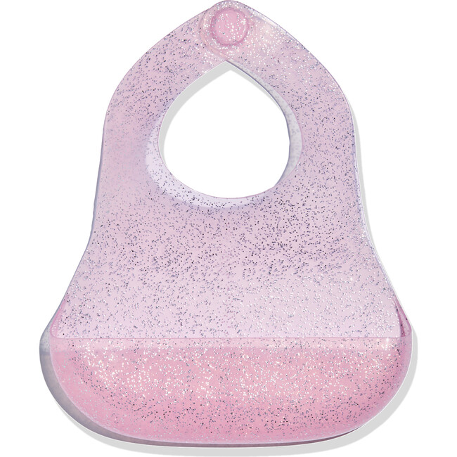 Magnetic Silicone Bib, Strawberry Jelly